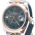 Pre-Owned Rolex Datejust 41mm 2 Tone 18k Rose Gold Watch 126301 S14841