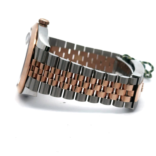 Pre-Owned Rolex Datejust 41mm 2 Tone 18k Rose Gold Watch 126301 S14841