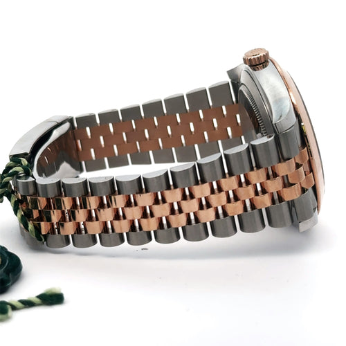 Pre-Owned Rolex Datejust 41mm 2 Tone 18k Rose Gold Watch 126301 S14841