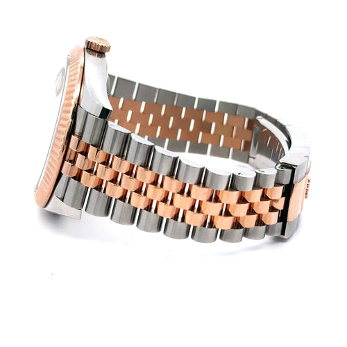 Pre-Owned Rolex Datejust 41mm 2 Tone 18k Rose Gold Watch 126331 S14753