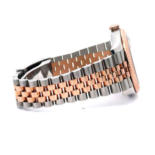 Pre-Owned Rolex Datejust 41mm 2 Tone 18k Rose Gold Watch 126331 S14753