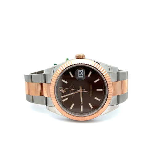 Pre-Owned Rolex Datejust 41mm, 2 tone 18k Rose Gold Watch, 126331, S15019