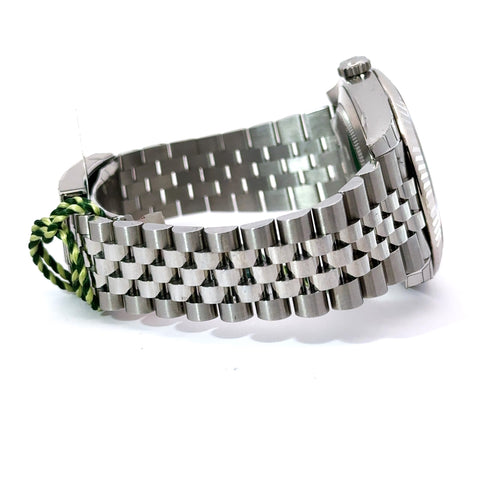 Pre-Owned Rolex Datejust 41mm Stainless Steel Watch 126334 Gold Fluted bezel Philadelphia