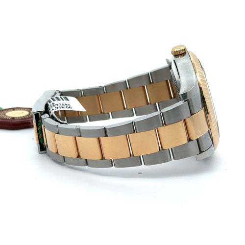 Pre-Owned Rolex Datejust 41mm 2 tone 18k Yellow Gold Watch 116333, Fluted bezel