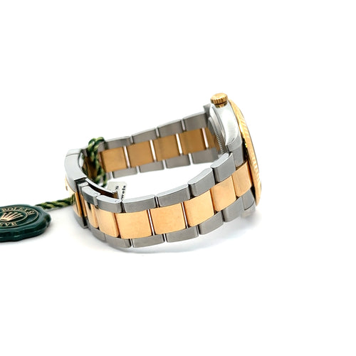 Pre-Owned Rolex Datejust 41mm 2 tone 18k Yellow Gold Watch 126333, Fluted bezel