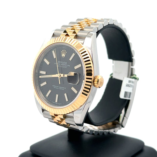 Pre-Owned Rolex Datejust 41mm 2 Tone 18k Yellow Gold Watch 126333 Fluted Bezel Philadelphia