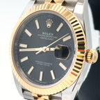 Pre-Owned Rolex Datejust 41mm 2 Tone 18k Yellow Gold Watch 126333 Fluted Bezel Philadelphia