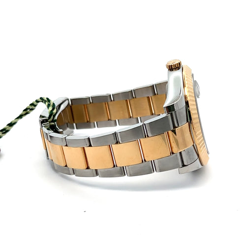 Pre-Owned Rolex Datejust Wimbledon 41mm 2 tone 18k Yellow Gold Watch 116333, Fluted bezel Philadelphia