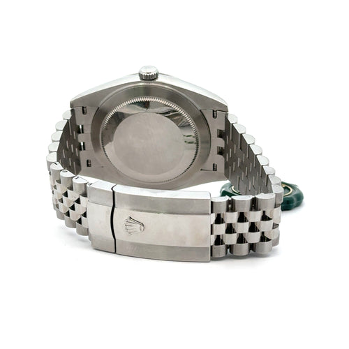 Pre-Owned Rolex Datejust 41mm Stainless Steel Watch 126334 Gold Fluted Bezel Philadelphia