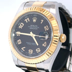 Pre-Owned Rolex Datejust II 41mm 2 tone 18k Yellow Gold Watch 116333, Fluted bezel Philadelphia