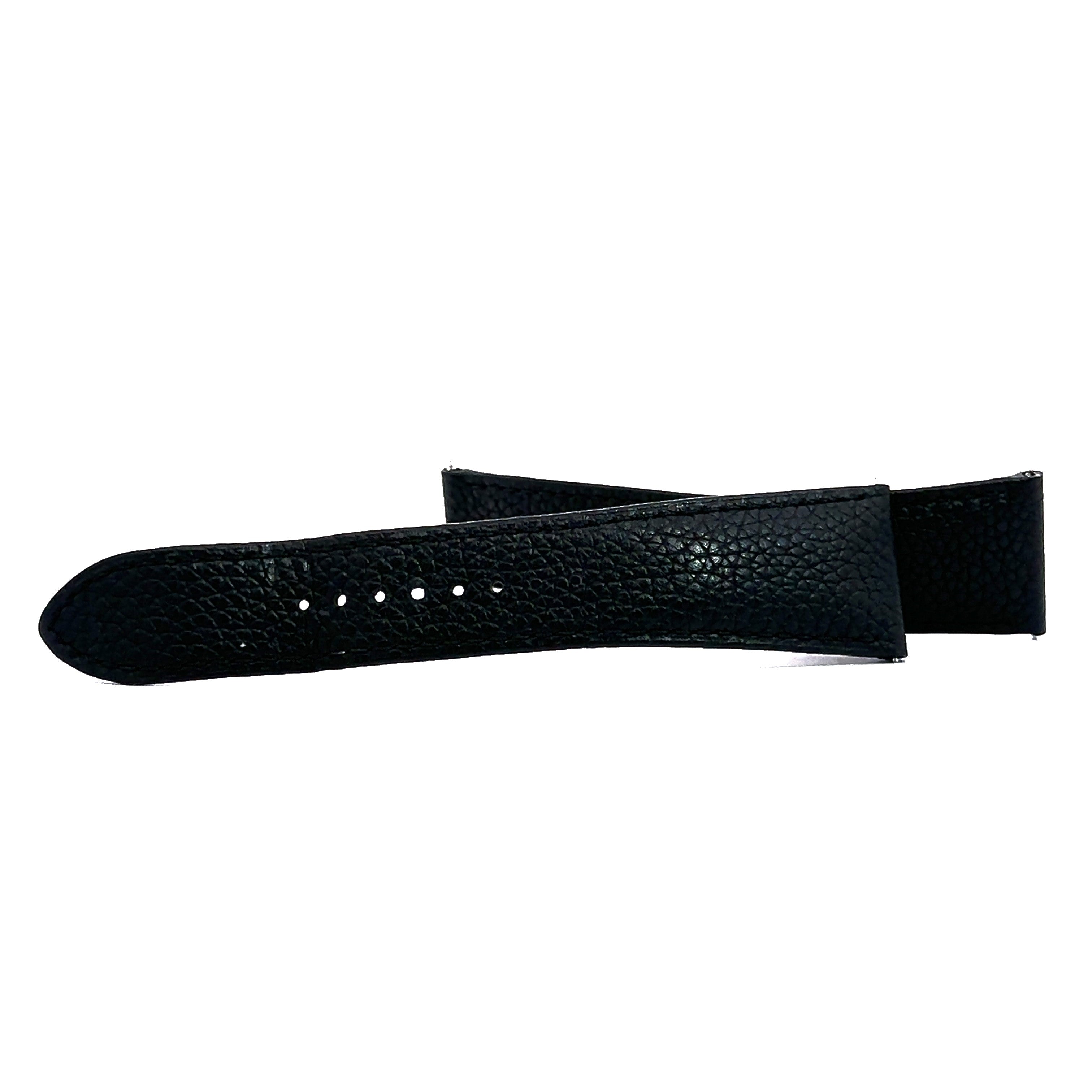 Cartier ウォッチ用ストラップ　黒アリゲーター Strap for Cartier Tank Must (2021-2024) - The Premium Black