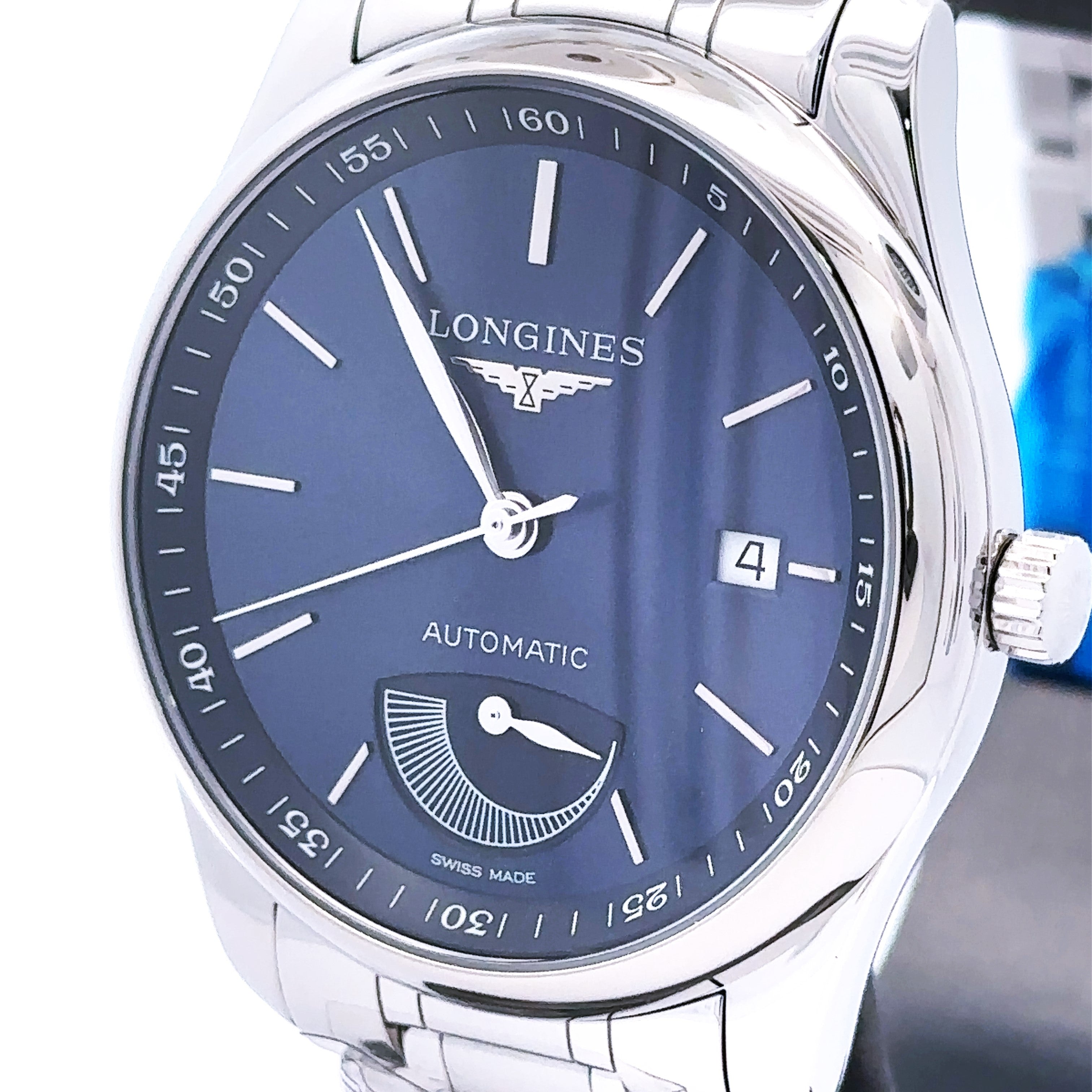 LONGINES Master Power Reserve Automatic Blue Dial 40mm Mens Watch L29