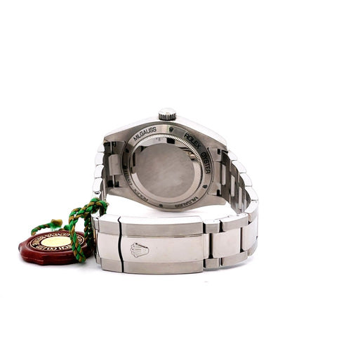 Pre-Owned Rolex Rolex Milgauss Stainless Steel Black Dial, 40mm 116400