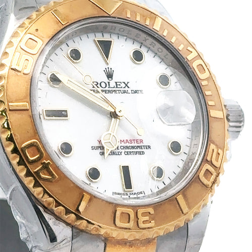 Pre-Owned Rolex Yacht Master 40mm 18k gold & Steel Watch 16623 S105837