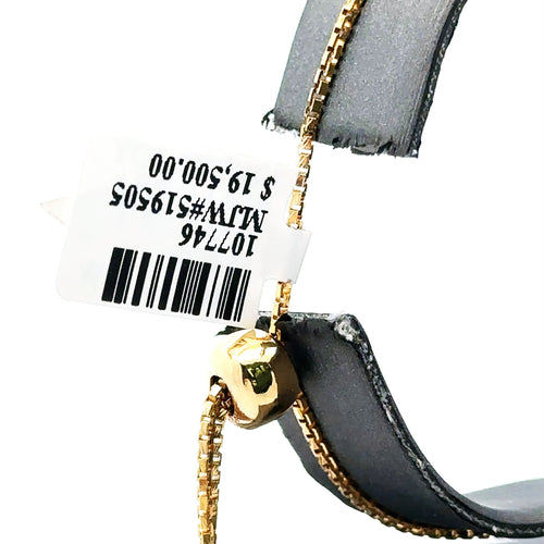 14k Yellow Gold 2.25CT Diamond Bolo Bracelet, 12.8g, S107746