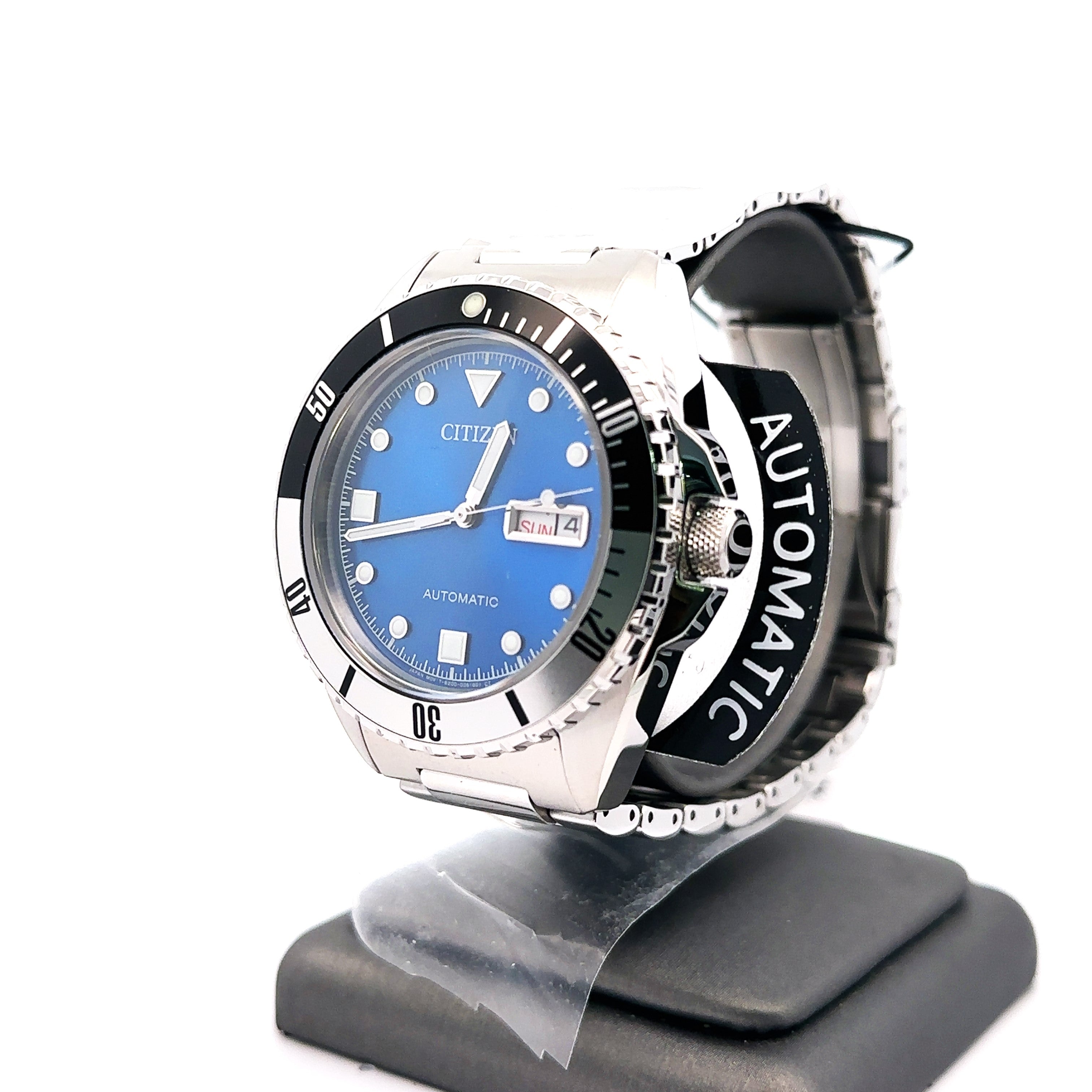 Citizen Sport Automatic Stainless Steel Blue dial 42mm Watch NH7530-52