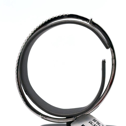 18k White Gold 1.25 CT Diamond Bracelet Bangle , 14.3gm, S16048