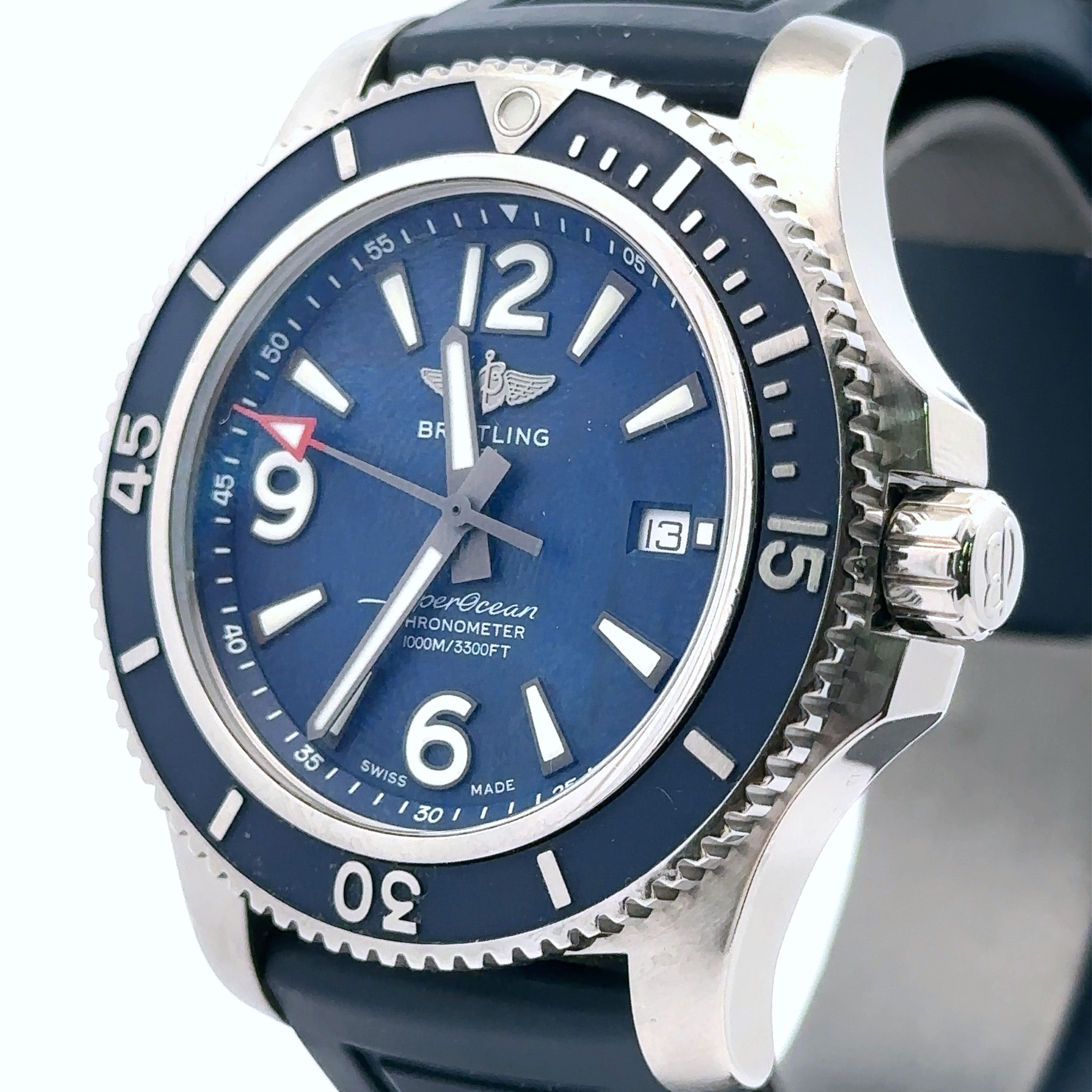 Breitling Superocean Automatic 44mm Watch A17367D81C1S1 Pre Owned