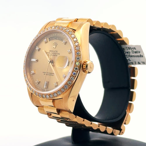 Pre-Owned Rolex Day-Date Presidential 36mm 18k Yellow Gold Watch