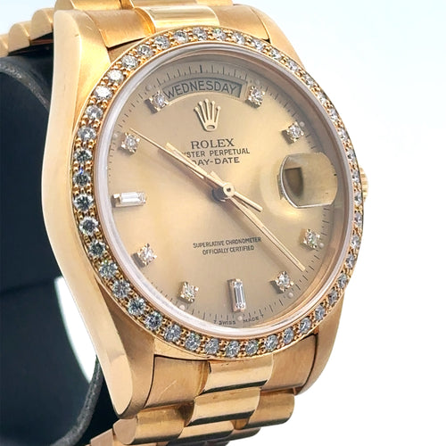Pre-Owned Rolex Day-Date Presidential 36mm 18k Yellow Gold Watch