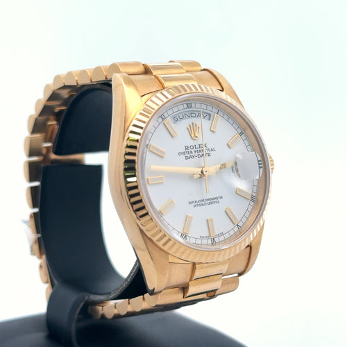 Pre-Owned Rolex Day Date Presidential 36mm 18k Yellow Gold Watch 18238