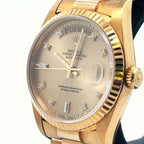 Pre-Owned Rolex Day Date Presidential 36mm 18k Yellow Gold Watch 18238