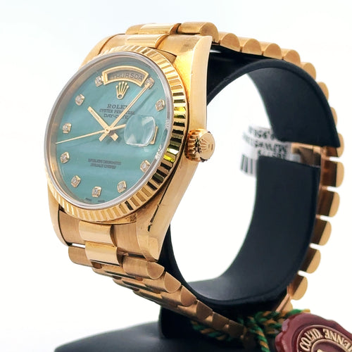 Pre-Owned Rolex Day Date Presidential 36mm 18k Yellow Gold Watch 18238