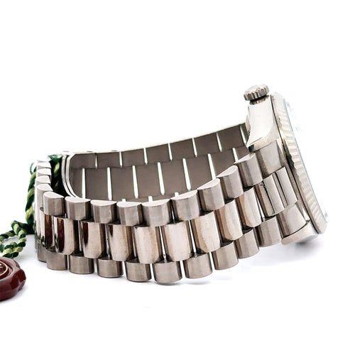 Pre-Owned Rolex Day Date Presidential 36mm 18k white Gold Watch 18239