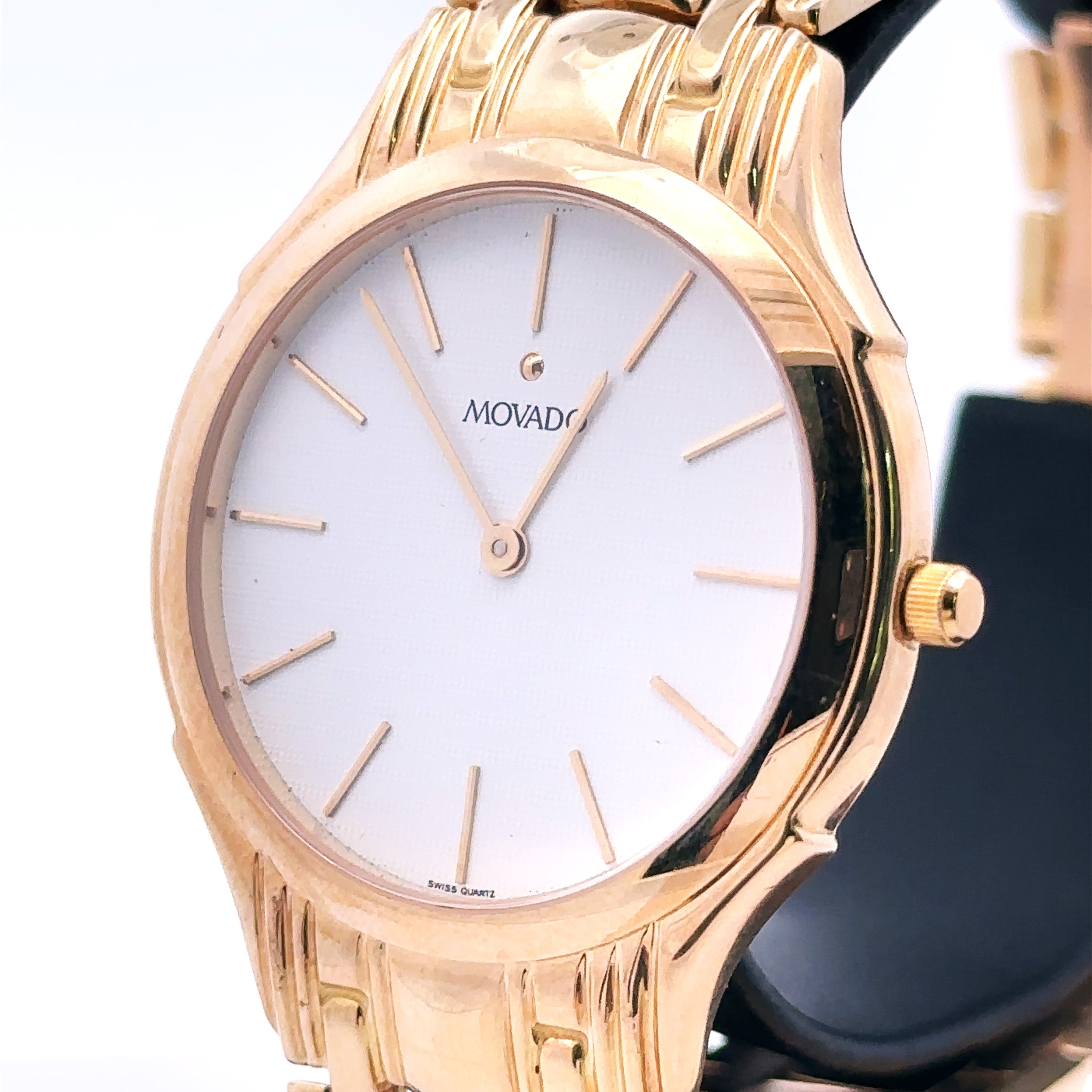 Movado White Dial Diamond Rose Gold Watch (1495$ MSRP) Ladies Movado Watch Mother of Pearl Dial 0.50 TW Diamond  main image 4
