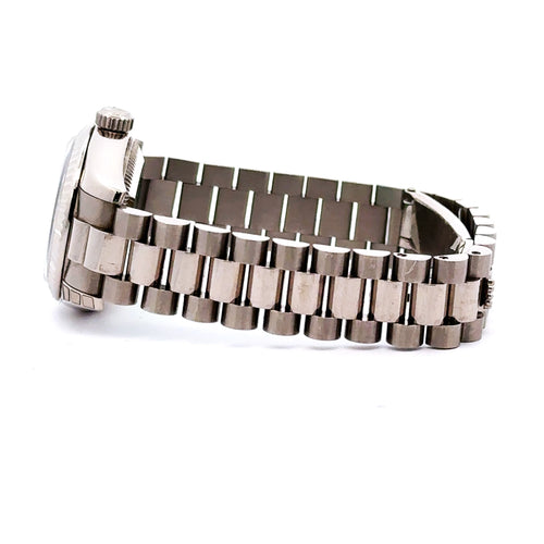 Pre-Owned Rolex Datejust Presidential 26mm 18k white Gold Watch 179179