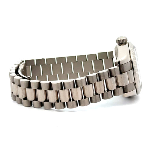 Pre-Owned Rolex Datejust Presidential 26mm 18k white Gold Watch 179179