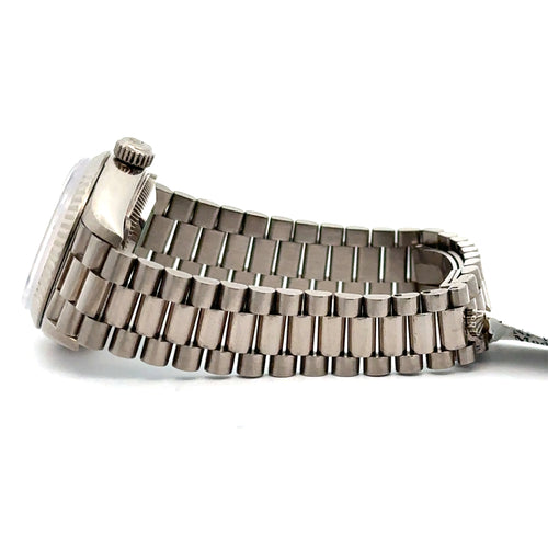 Pre-Owned Rolex Datejust Presidential 2mm 18k white Gold Watch 79179