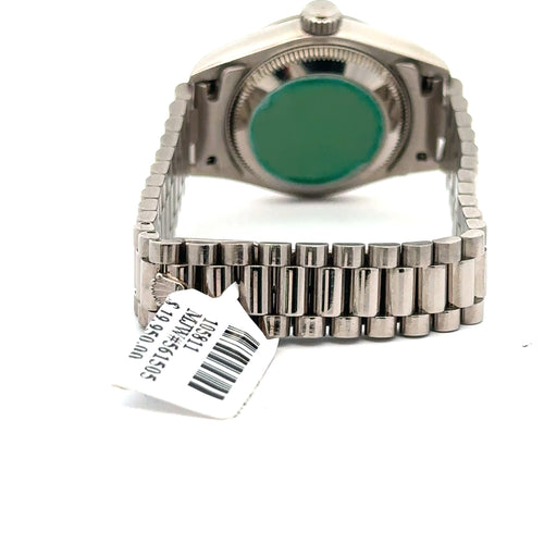 Pre-Owned Rolex Datejust Presidential 2mm 18k white Gold Watch 79179