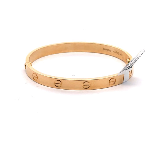 Pre Owned- Cartier Love Bracelet, Size 17, 2021 Box & Papers Included