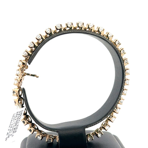 14k Yellow Gold 6.00 CT Diamond Tennis Bracelet, 7.25", 14.5g, S107987