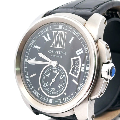 Cartier Calibre de Cartier Steel , Automatic 42mm Watch - W7100041 Pre Owned