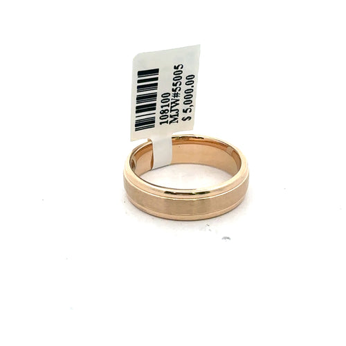 14k Yellow Gold Comfort Fit Men's Band, 8gm, Size 9, 6mm, S108100