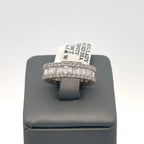 14k Yellow Gold 3.25 CT Baguette Diamond Eternity Band 4.1 gm Size 7 S107461