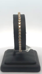 14k Yellow Gold 4.75 CT Diamond Tennis Bracelet,7", 11.1 g, S107799