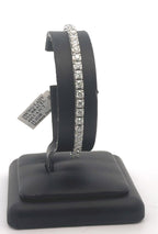 18k White Gold 4.25 CT Diamond Tennis Bracelet, 7.5", 15.3g, S16289