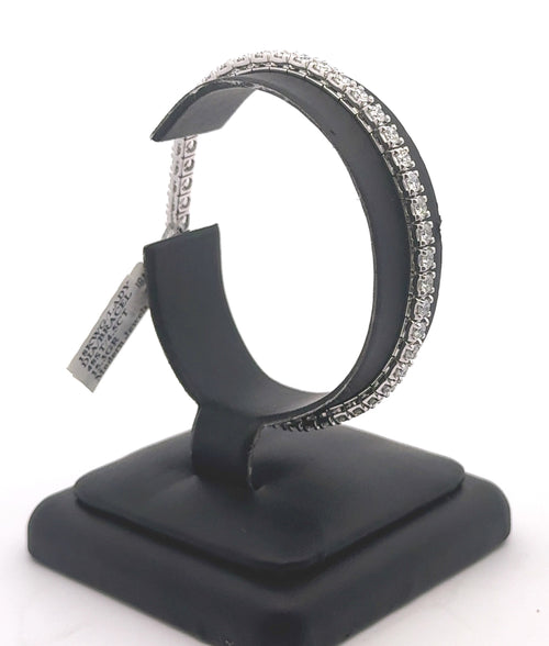 18k White Gold 4.25 CT Diamond Tennis Bracelet, 7.5", 15.3g, S16289