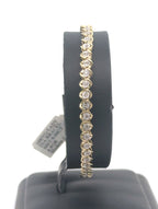 10k Yellow Gold 0.50 CT Diamond Tennis Bracelet, 7.5", 6.9g, S16298