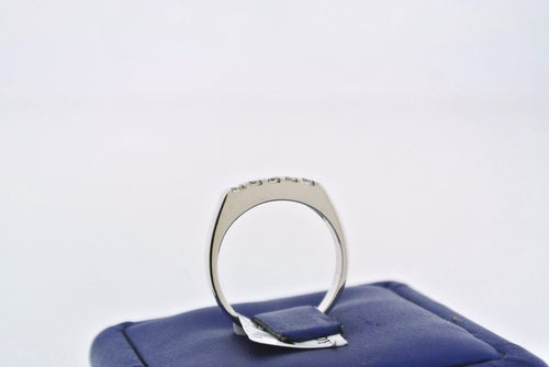 14K WHITE GOLD 0.25 CT ROUND CUT DIAMONDS 5 STONES LADIES DIAMOND BAND S102320