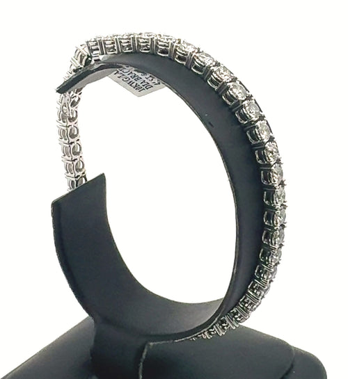 10k White Gold 7.75 CT Diamond Tennis Bracelet, 16.2gm, 7.5", S16295