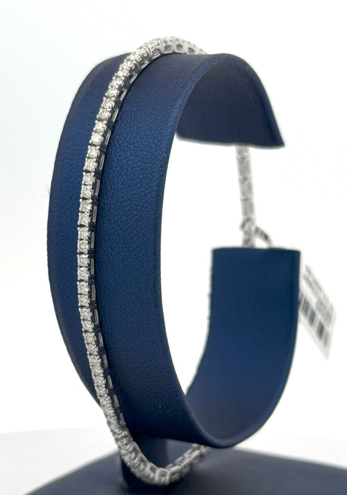 14k White Gold 2.50CT Diamond Tennis Ladies Bracelet, 5.8g, 7,5", S16500
