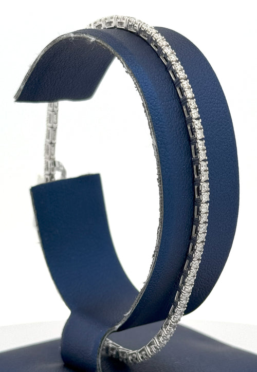 14k White Gold 2.50CT Diamond Tennis Ladies Bracelet, 5.8g, 7,5", S16500