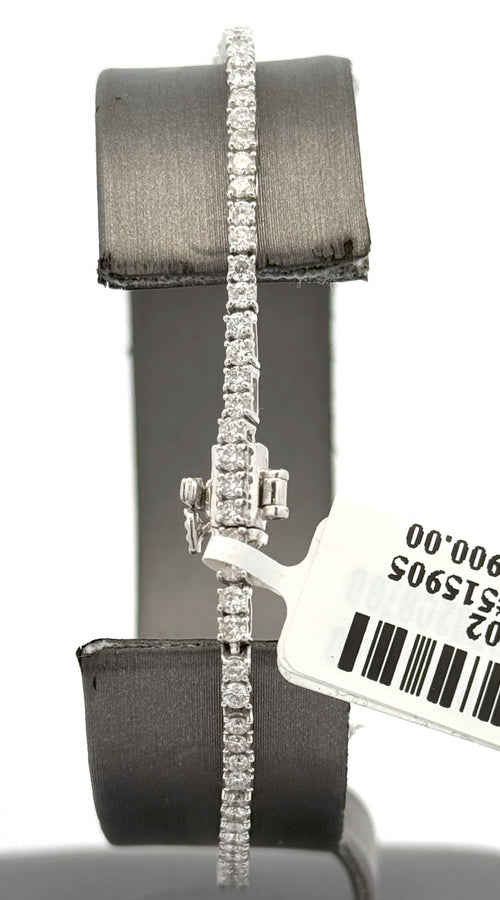 Platinum 2.50CT Diamond Tennis Ladies Bracelet, 8.8g, 7,5", S16502