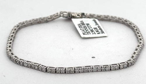 Platinum 2.50CT Diamond Tennis Ladies Bracelet, 8.8g, 7,5", S16502