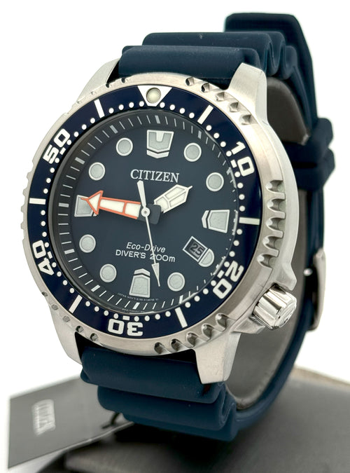 Citizen Promaster Dive Eco Drive 44mm Stainless Steel Watch, BN0151-09L
