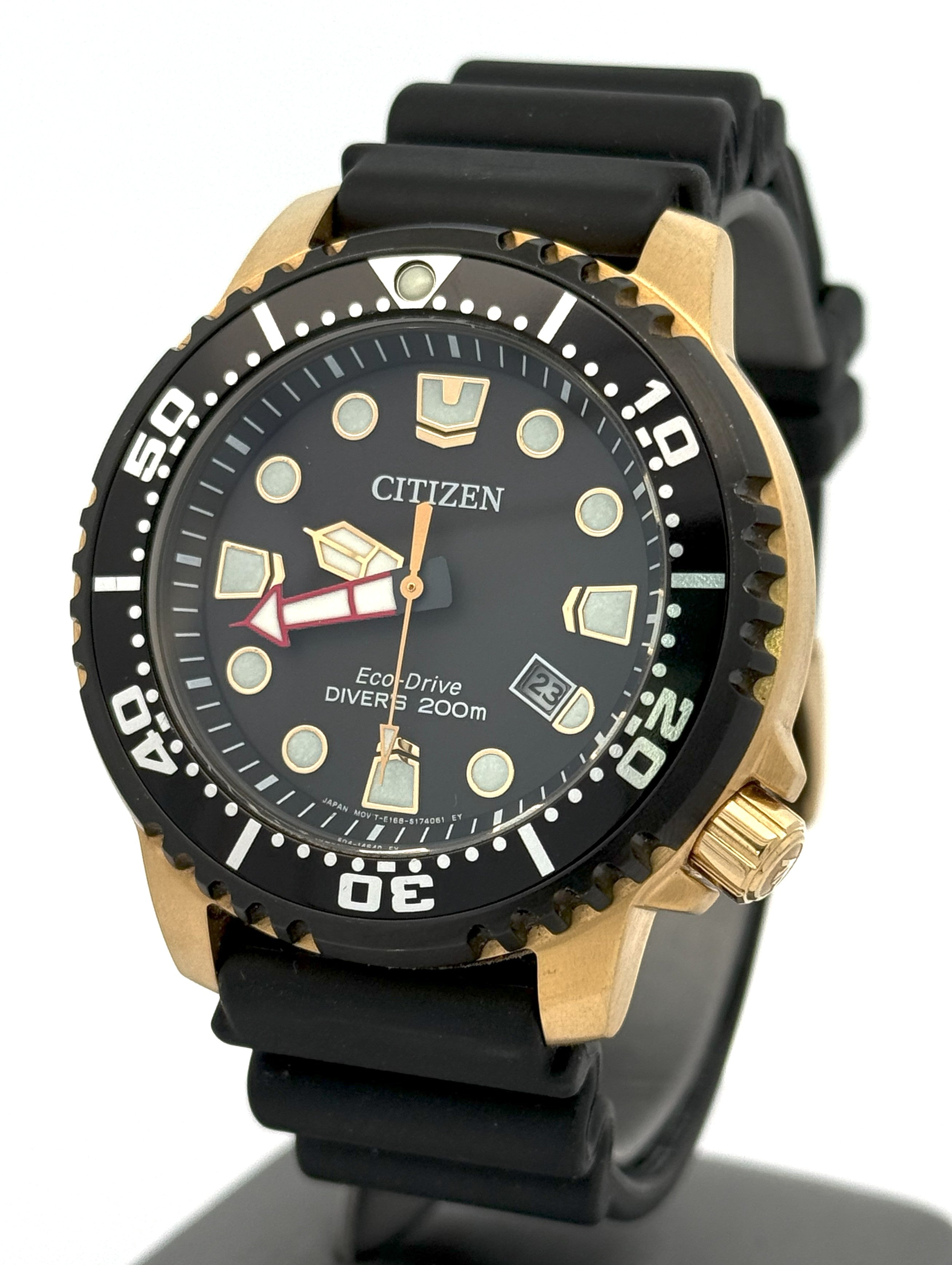 Citizen Promaster Dive Eco-Drive 44mm Gold Tone Watch, BN0152-06E
